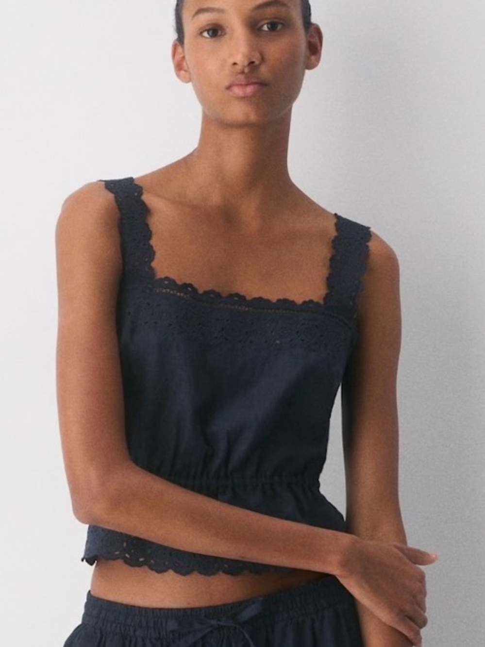 Drift linen top